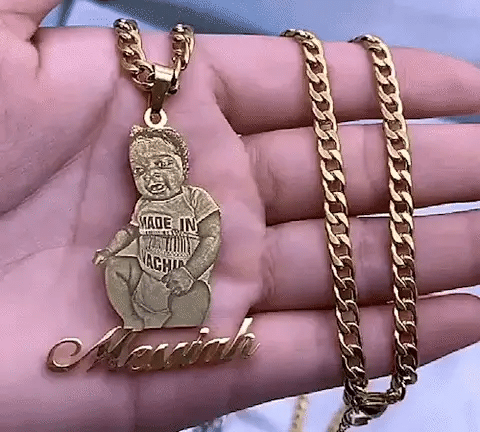 Test Custom Engraved Necklace