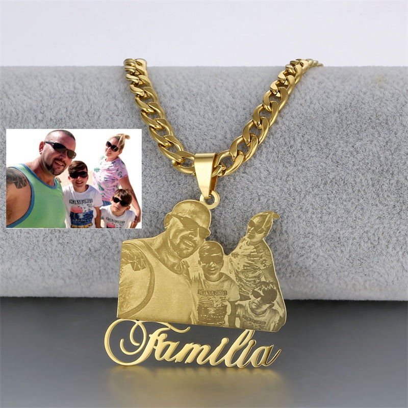 Test Custom Engraved Necklace