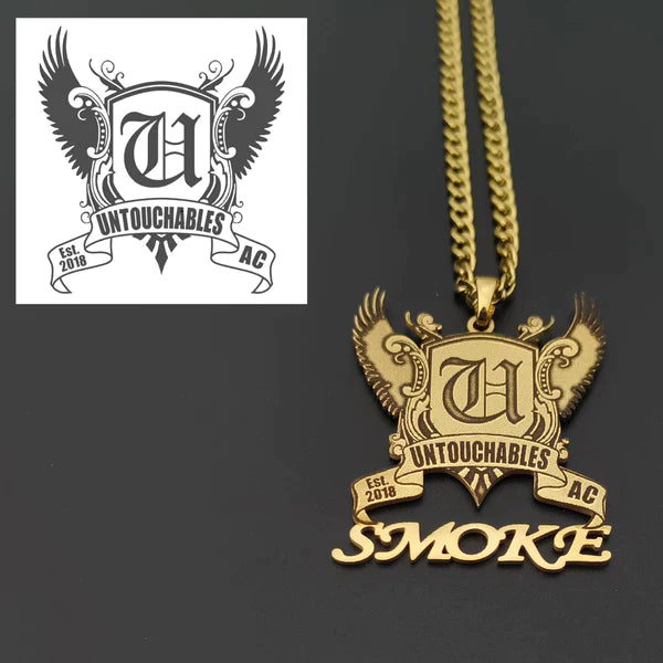 Test Custom Engraved Necklace