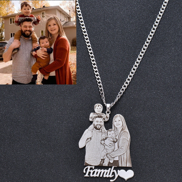 Test Custom Engraved Necklace