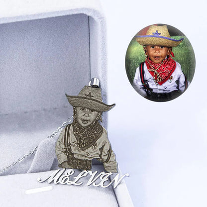 ForeverCharm™ 18K Custom Engraved Necklace